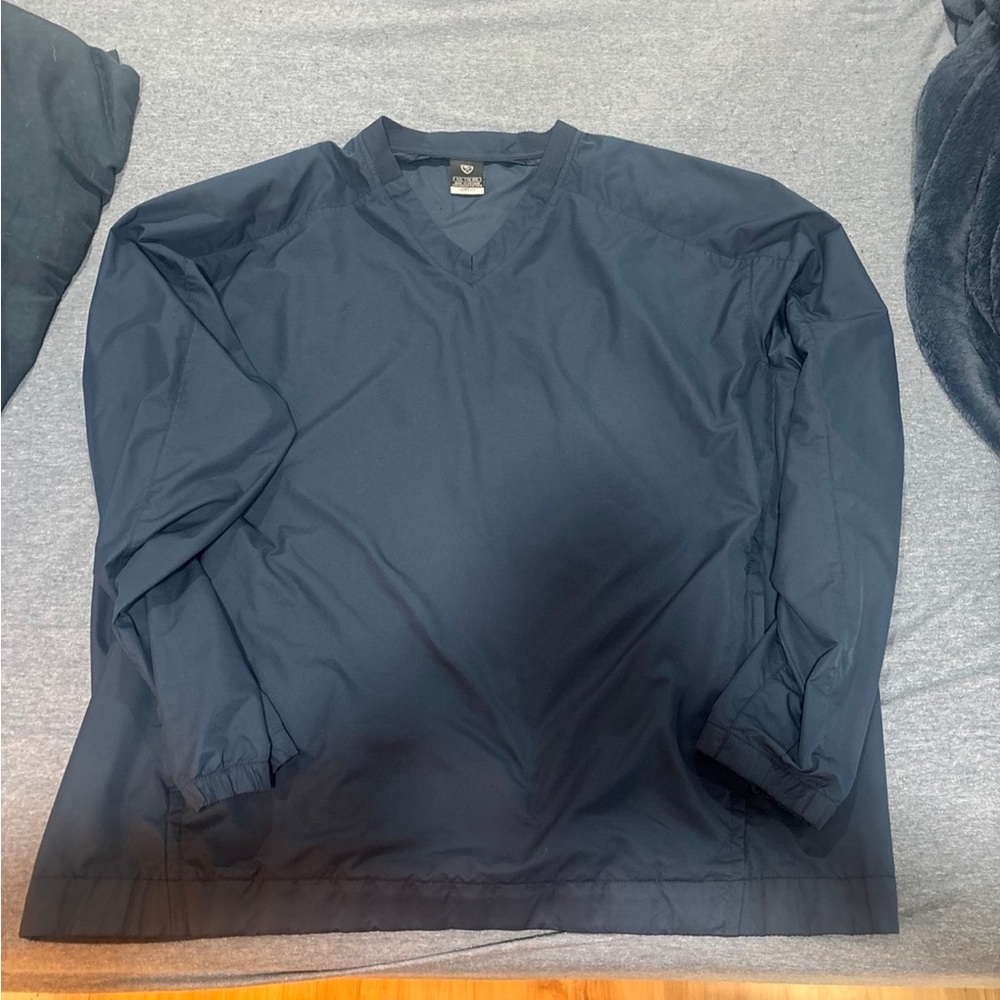 Navy Blue Nike V-Neck windbreaker